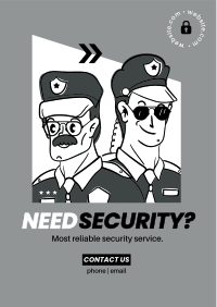 The Best Guard Service Flyer