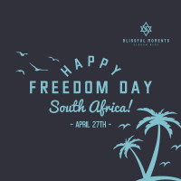 South Africa Freedom Linkedin Post