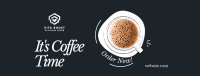 It's Coffee Time Facebook Cover Image Preview