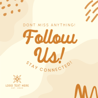 Stay Connected Instagram Post Design