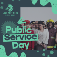 Public Service Day Instagram Post Design