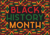 History Month Postcard