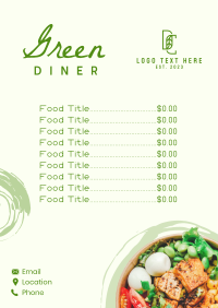 Lunch Menu example 1