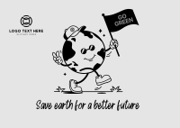 World Environment Day Mascot Postcard