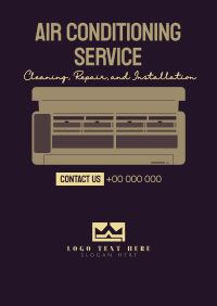 Air Conditioning Service Poster