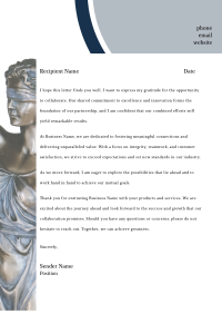 Lady Justice Attorney Letterhead