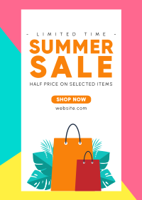 Summer Shopping Flyer Design