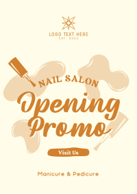 Nail Salon Promotion Poster