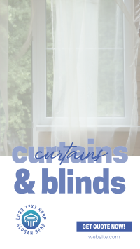 Curtains & Blinds Business Instagram Story