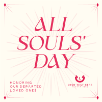 All Soul's Day Instagram Post Design