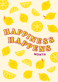 Happy Lemons Poster