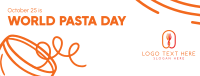 Quirky World Pasta Day Facebook Cover