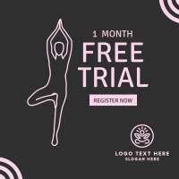 Yoga Trial Subscription Instagram Post Image Preview