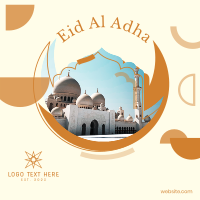 Eid Al Adha Shapes Instagram Post Design