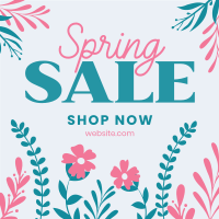 Floral Spring Sale Instagram Post