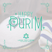 Celebrating Purim Linkedin Post