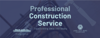 Construction Builder Facebook Cover example 2