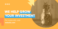 Grow your investment Twitter Post