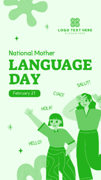 Mother Language Day Facebook Story