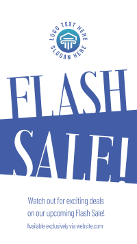 Flash Sale Video example 2