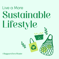 Sustainable Living Linkedin Post