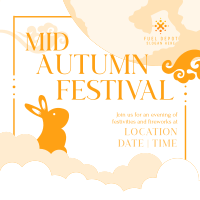 Mid Autumn Bunny Instagram Post Image Preview