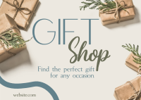 Elegant Gift Shop Postcard