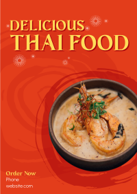 Authentic Thai Food Poster