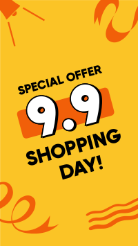 9.9 Shopping Day Facebook Story