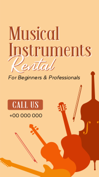 Music Instrument Rental Instagram Story