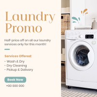 Affordable Laundry Instagram Post Design
