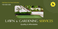 Gardening Specialist Twitter Post Design