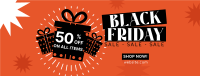 Black Friday Sale Facebook Cover Image Preview