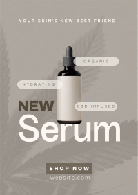 Organic Skin Serum Poster