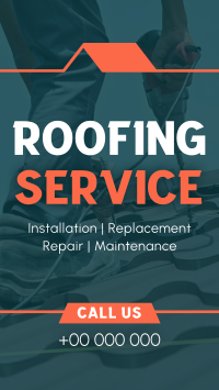 Roofing Professional Services Instagram Story