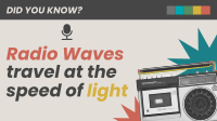 Retro Radio Fun Fact Animation