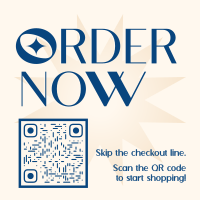 QR Scan Order Instagram Post Image Preview