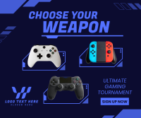 Choose your weapon Facebook Post