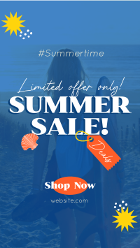 Tropical Summer Sale Facebook Story