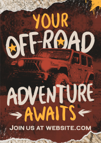 Grunge Off-Road Adventure Poster