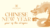 New Year Dragon Facebook Event Cover