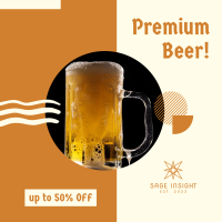 Premium Beer Discount Instagram Post Image Preview