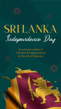 Sri Lankan Flag Facebook Story