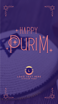 Celebrating Purim Facebook Story