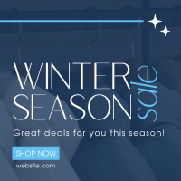 Winter Season Sale Linkedin Post Design