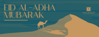 Eid Adha Camel Facebook Cover Image Preview