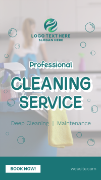 Professional Cleaning Service Instagram Reel Design