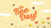 Happy Bee Day Garden Animation
