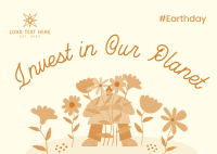 Our Planet Postcard Design