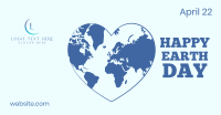 Heart-shaped Earth Facebook Ad